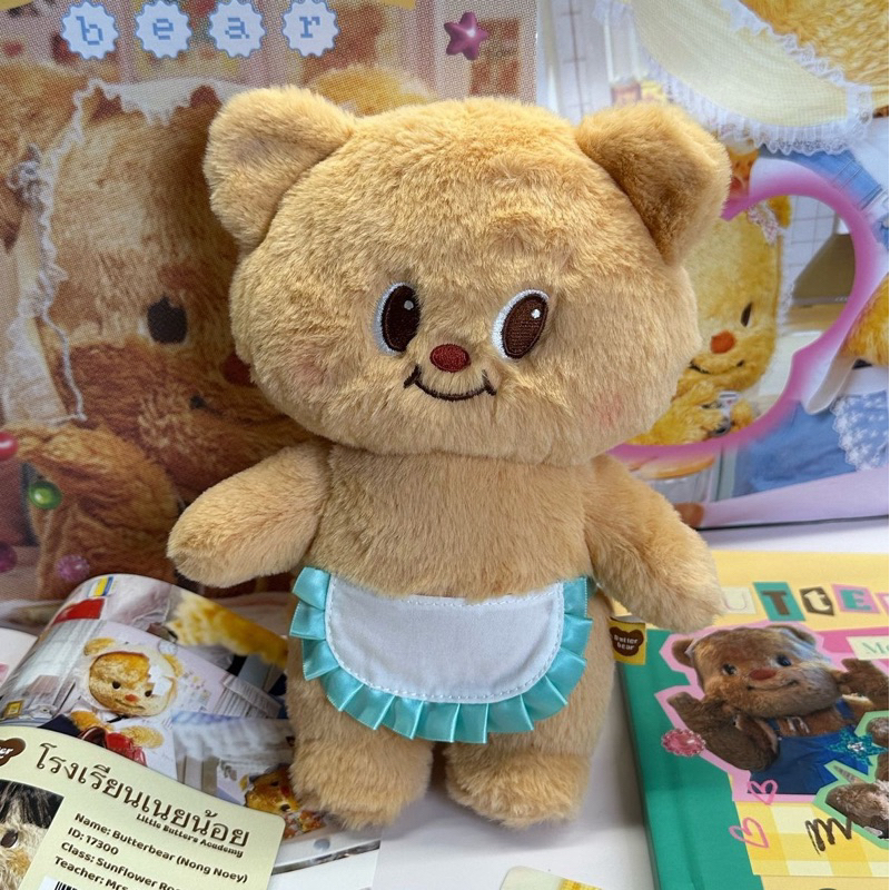 🧸ตุ๊กตาButterbearผ้ากันเปื้อน (Butterbear Plush Doll Apron)  💐💝ของแท้100%จากSHOP🍄