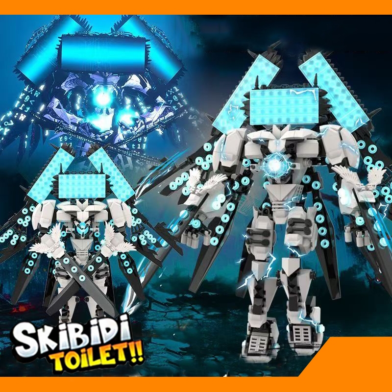 พรีออเดอร์รุ่นล่าสุด Titan Computer King skibidi toilet โมเดล MOC titan ...