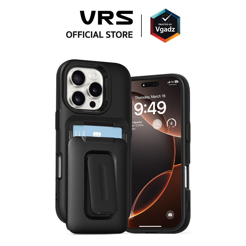 VRS DESIGN Orb Case For Galaxy S25 (2025), Premium Card Wallet Case [3 Cards - View #2