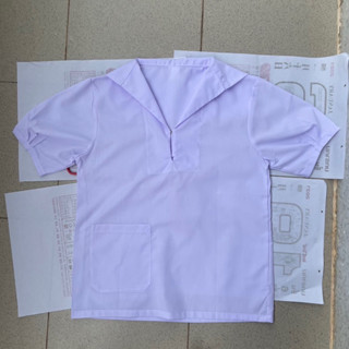 โละ เสื้อนักเรียนคอปกทหารเรือ ตราเสือภูเขา