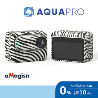 Insta360 GO 3 aMagisn Stickers Protective Skin Film No.8H Zebra สติกเกอร์ฟิล์ม ป้องกันรอยขีดข่วน