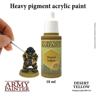 🔥มีของพร้อมส่ง🔥 Army Painter Desert Yellow AP-WP1121 สีทาโมเดล สีอะคริลิค สูตรน้ำ Water Based Acrylic รุ่นใหม่