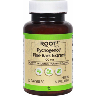 Vitacost-Root2 Pycnogenol Pine Bark Extract 100mg ขนาด 30 Capsules