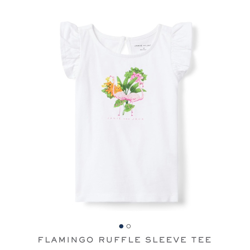 famingo-ruffle-sleeve-tee-เสื้อลาย-นกฟามิงโก้-แบรนด์อเมริกาแท้-janie-and-jack