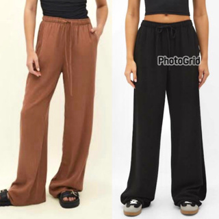 Stradi Loose Fitting Linen Blend Trousers