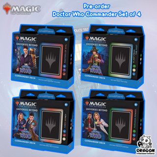 [MTG] Universes Beyond Doctor Who Commander Set of 4