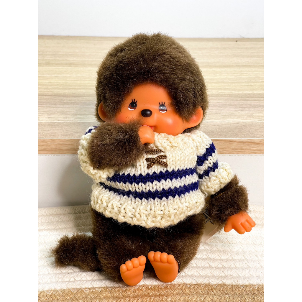 ตุ๊กตาม่อนชิชิ-monchhichi-ลิขสิทธิ์แท้-ของสะสมมือสองญี่ปุ่น