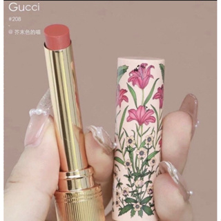 🏷️ป้ายไทย ลิปสติก Gucci GLOW &amp; CARE LIP COLOUR  Limited Edition Rouge à Lèvres VOILE