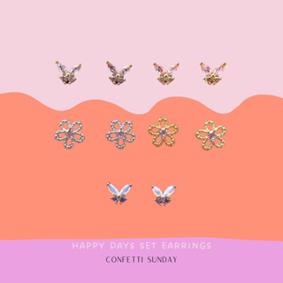 Confetti Sunday Happy Day Earrings