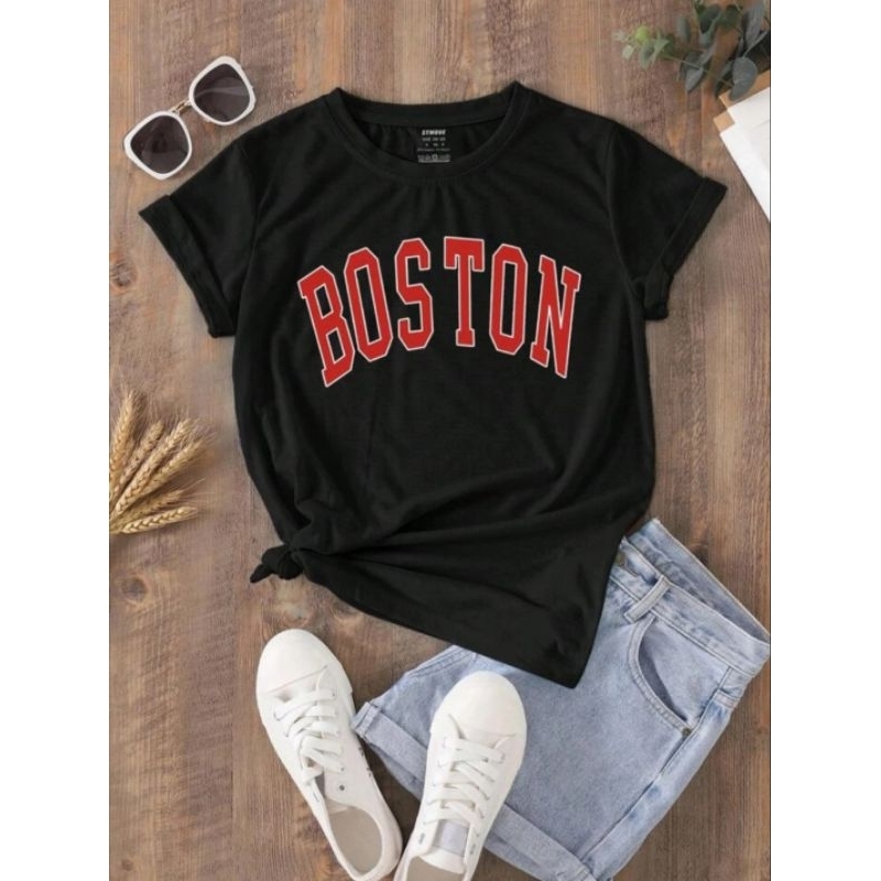 เสื้อsheinลายbostonมือ1