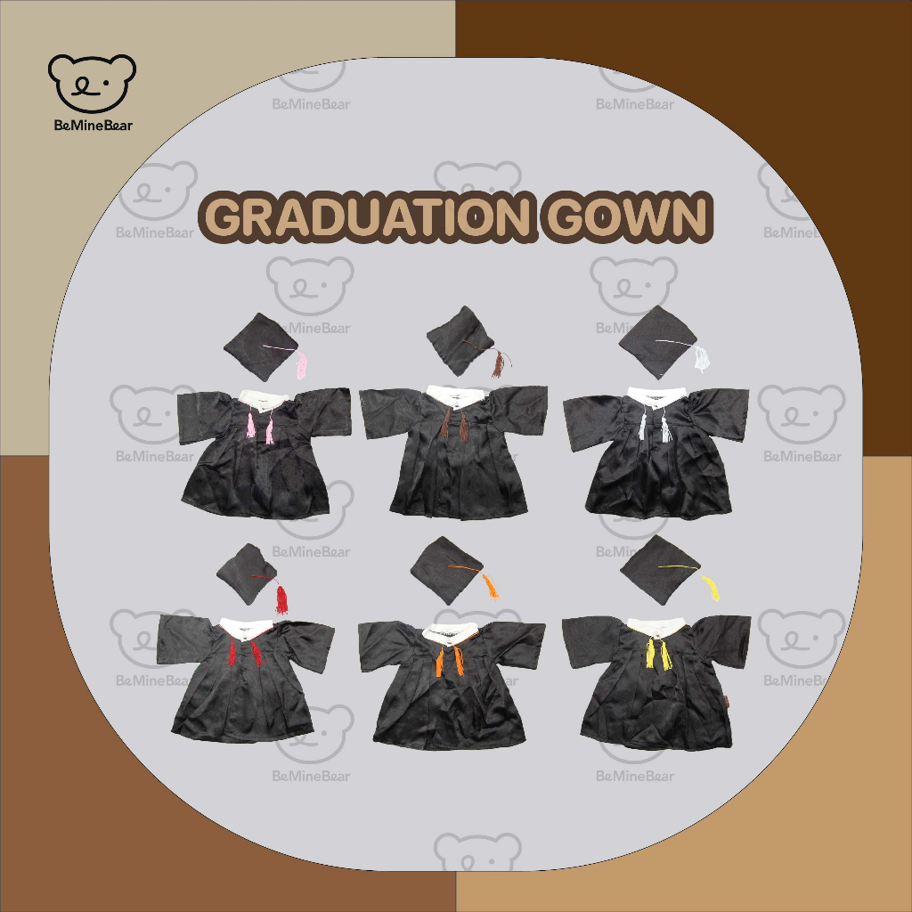 graduation-gown-ชุดครุยตุ๊กตา-หมวก