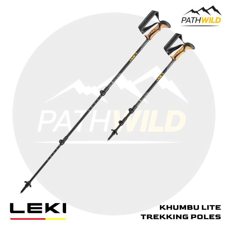 Bastones Trekking Leki KHUMBU LITE AS Trekking Poles Dark Gray