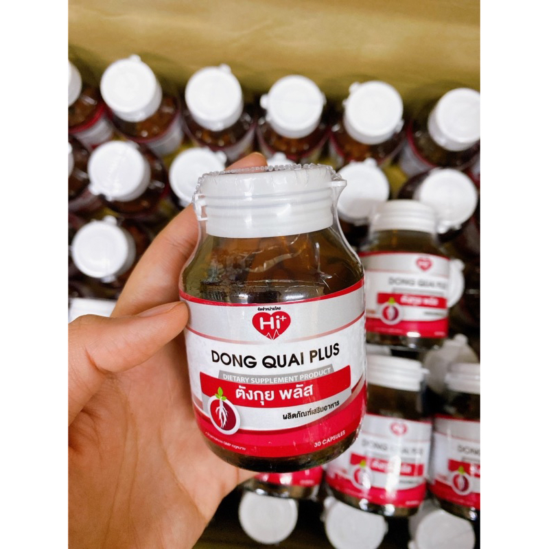Hi Plus Dong Quai Plus ไฮ-พลัส ตังกุย พลัส 30 capsules (1ขวด) | Shopee ...