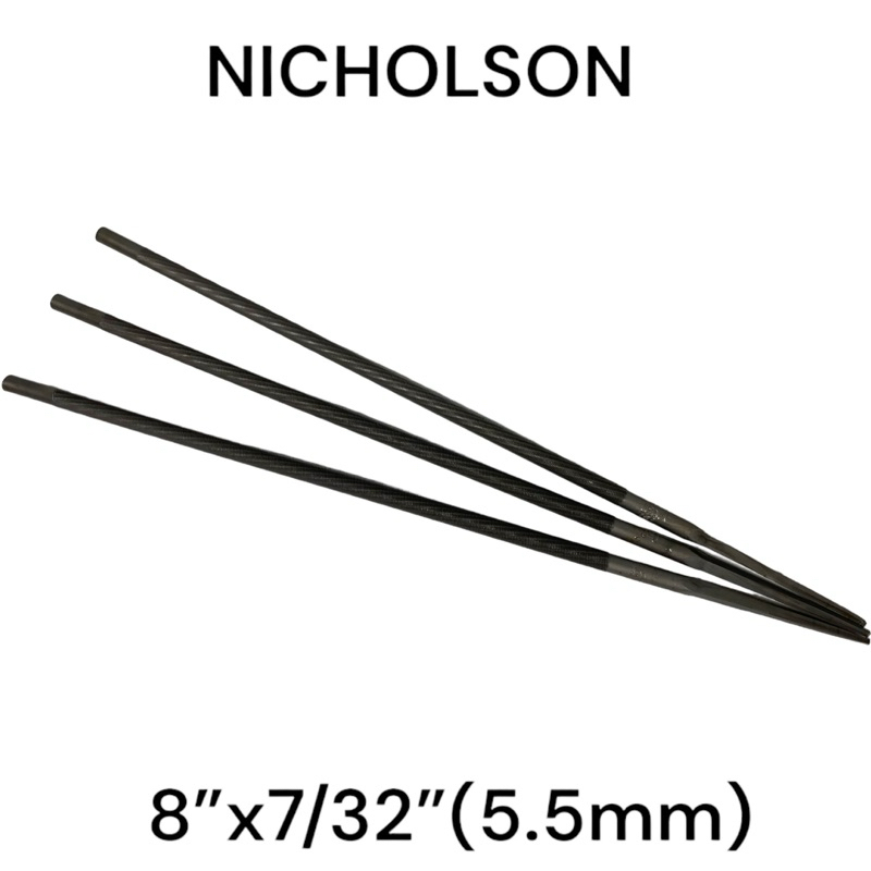 nicholson-ตะไบกลม-ลับโซ่เลื่อย-7-32-5-5-มม-แพ็ค-3-อัน-ของแท้
