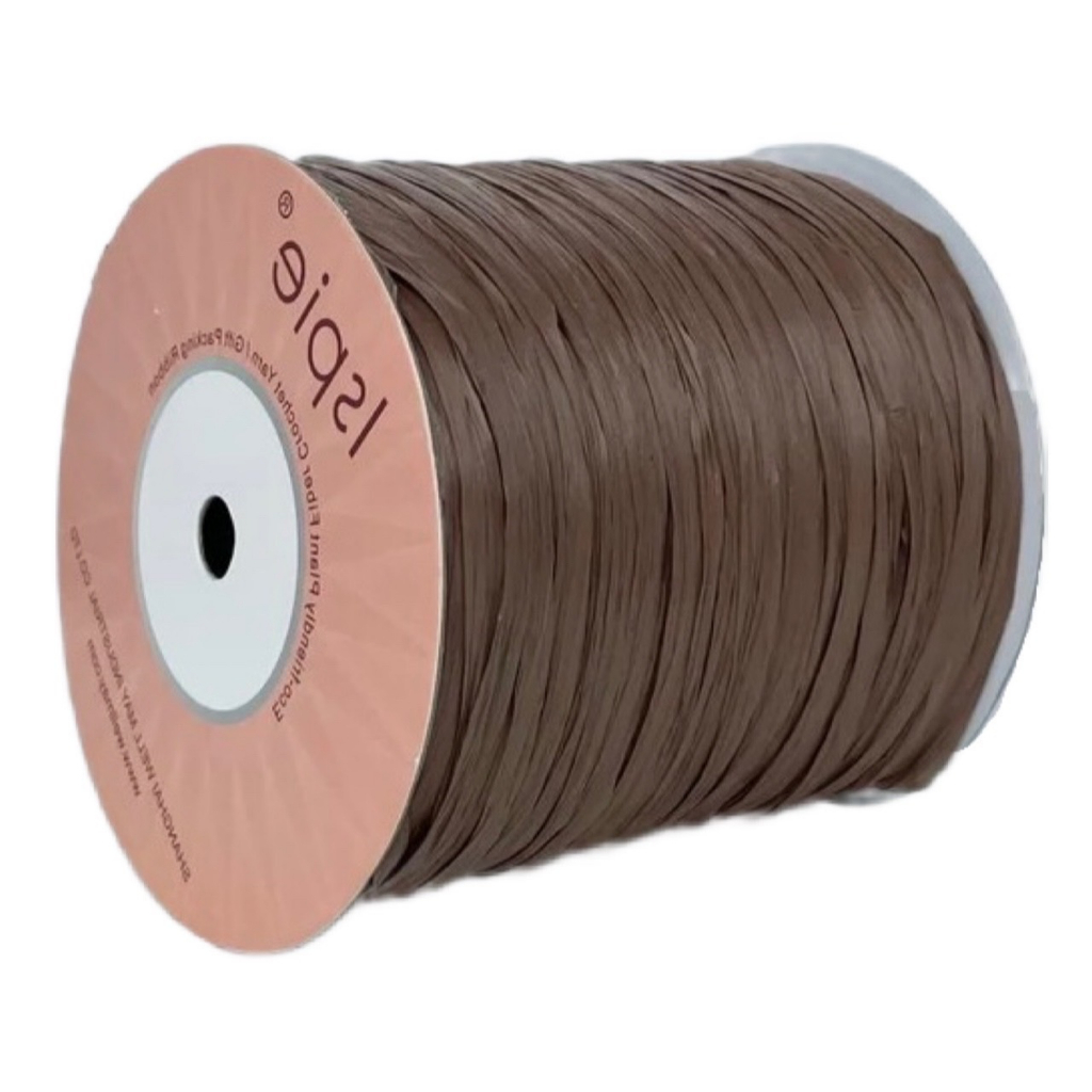 ISPIE Raffia Yarn ไหมราเฟียถักกระเป๋า ถักหมวก ขนาด 250m/160g Rayon ...