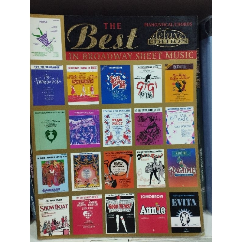 the-best-in-broadway-sheet-music-pvc-654979193944ราคาพิเศษตำนิปกเก่ามาก