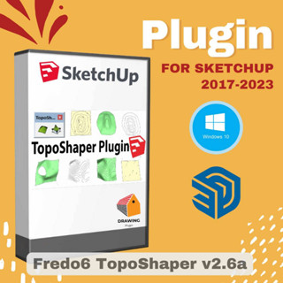 [E72] Fredo6 TopoShaper v2.6a ( ปลั๊กอินสร้างภูมิประเทศ / Contours ) 2017-2023