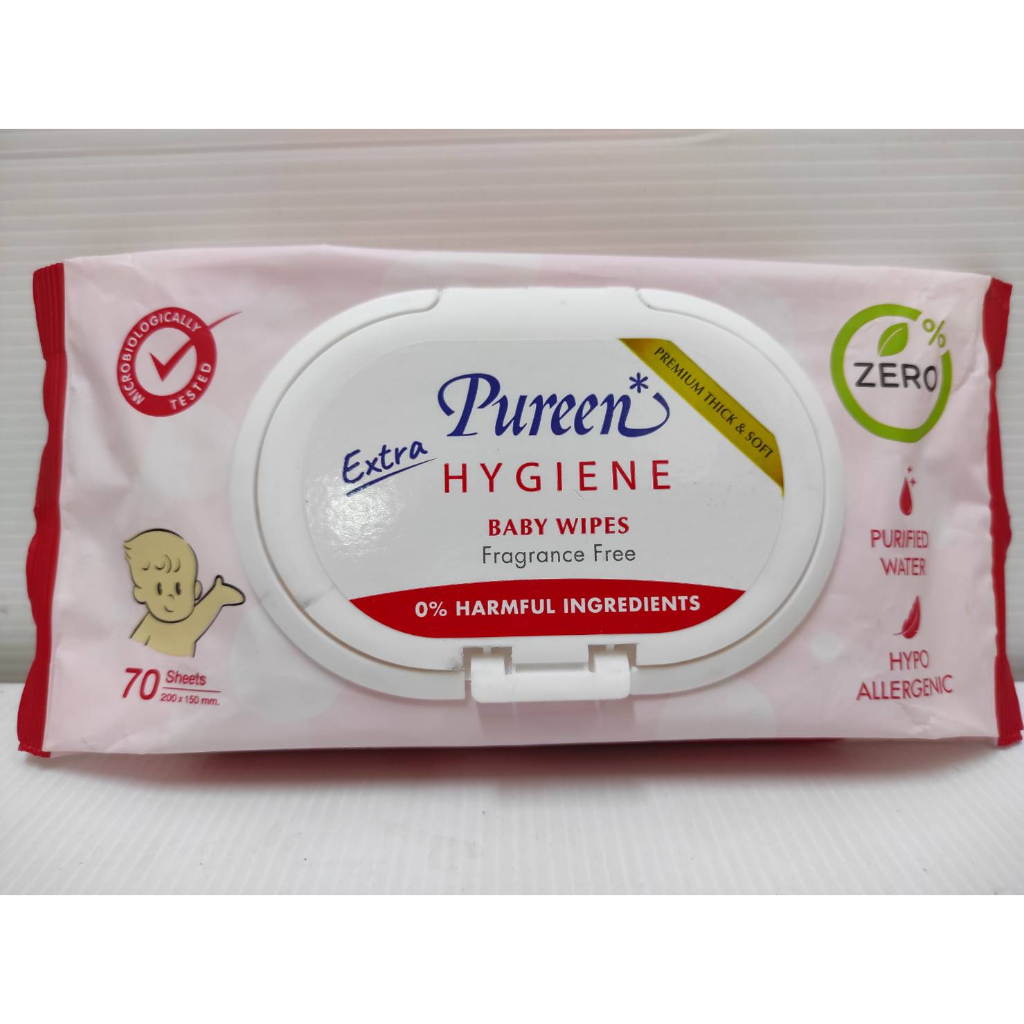 ผ้าเปียก-เพียวรีน-pureen-baby-wipes-ซื้อ-1-ห่อ-แถม-1-ห่อ