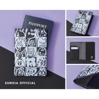 [พร้อมส่ง] เคสพาสปอร์ต ซองใส่ Passport Case ลายกราฟฟิคการ์ตูน โทนขาวดำ