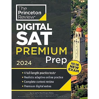 Chulabook(ศูนย์หนังสือจุฬาฯ) |C321หนังสือ9780593516874THE PRINCETON REVIEW DIGITAL SAT PREMIUM PREP, 2024: 4 PRACTICE TESTS+ONLINE FLASHCARDS+REVIEW & TOO