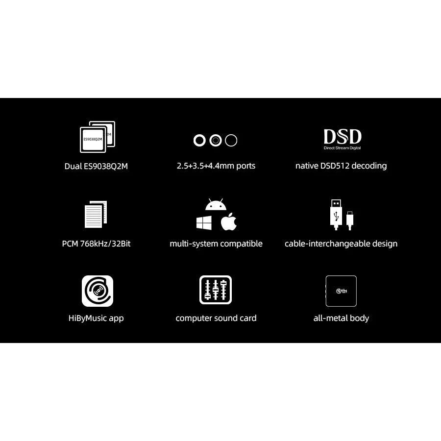 hiby-fd3-usb-dac-amp-พกพา-สำหรับคอมพิวเตอร์-สมาร์ทโฟน-อื่นๆ-ประกันศูนย์ไทย