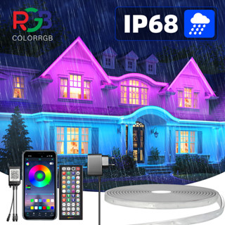 ไฟเส้น led ไฟ led RGBไฟแต่งห้อง กันน้ำ ไฟเส้น IP68 ledไฟติดห้อง ไฟตกแต่งห้อง ไฟ rgb20/30ข้าวไฟ rgb ติดห้อง ของแต่งห้อง