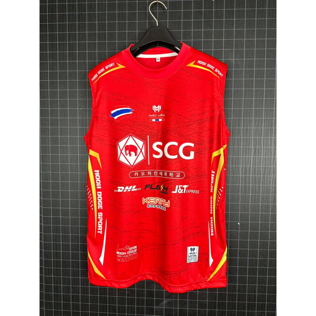 เสื้อพิมพ์ลาย MOON DOGE EX-3 แขนกุด - SCG | Shopee Thailand