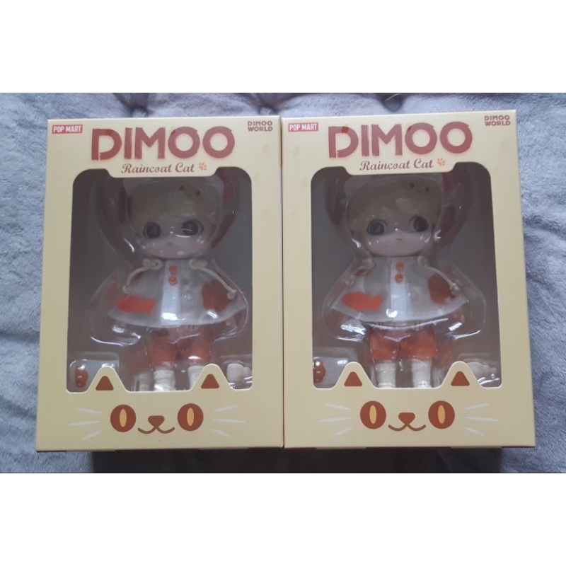 พร้อมส่ง) Dimoo Raincoat Cat Action BJD Figure - Dimoo แมวฤดูฝน