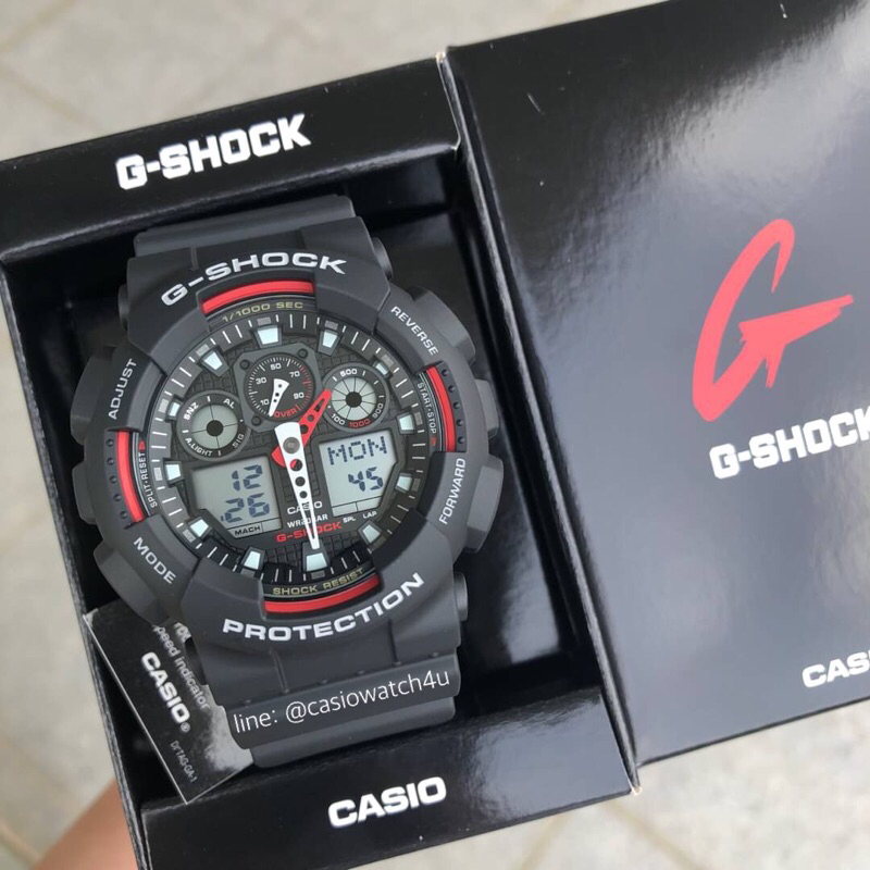 นาฬิกาข้อมือ-g-shock-ของแท้-ga-100-1a4-ga-100-1a1-ga-100a-1a2-ga-100a-9a-ga-100b-4a-ประกันศูนย์เซ็นทรัล-cmg-1-ปี