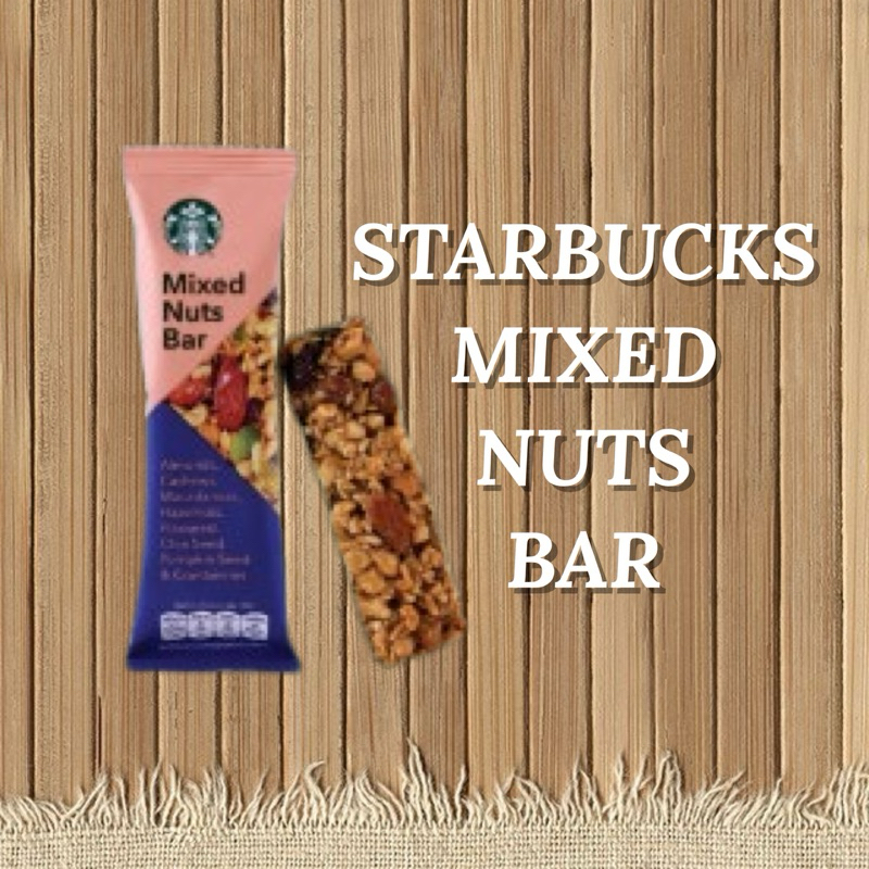 Starbucks Mixed Nuts Bar Starbucks มิกซ์นัทแบบแท่ง Shopee Thailand