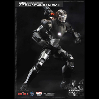 SUPER ALLOY ¼ Scale WAR MACHINE MARK II 2 EXCLUSIVE EDITION Diecast Figure ไอรอนแมน ฟิกเกอร์ โมเดล Iron Man 3 Hot Toys