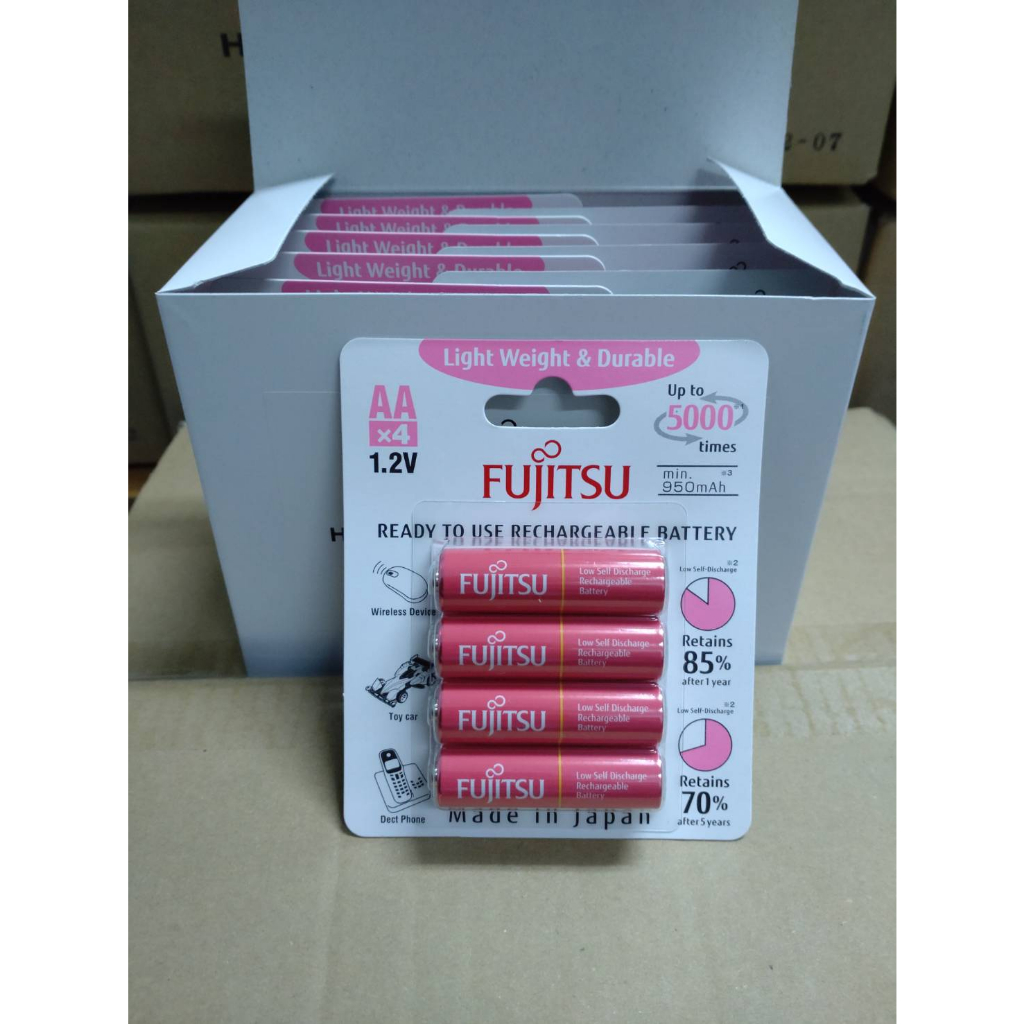 ถ่านชาร์จ-fujitsu-aa-1000mah-แพ็ค-4-ก้อน