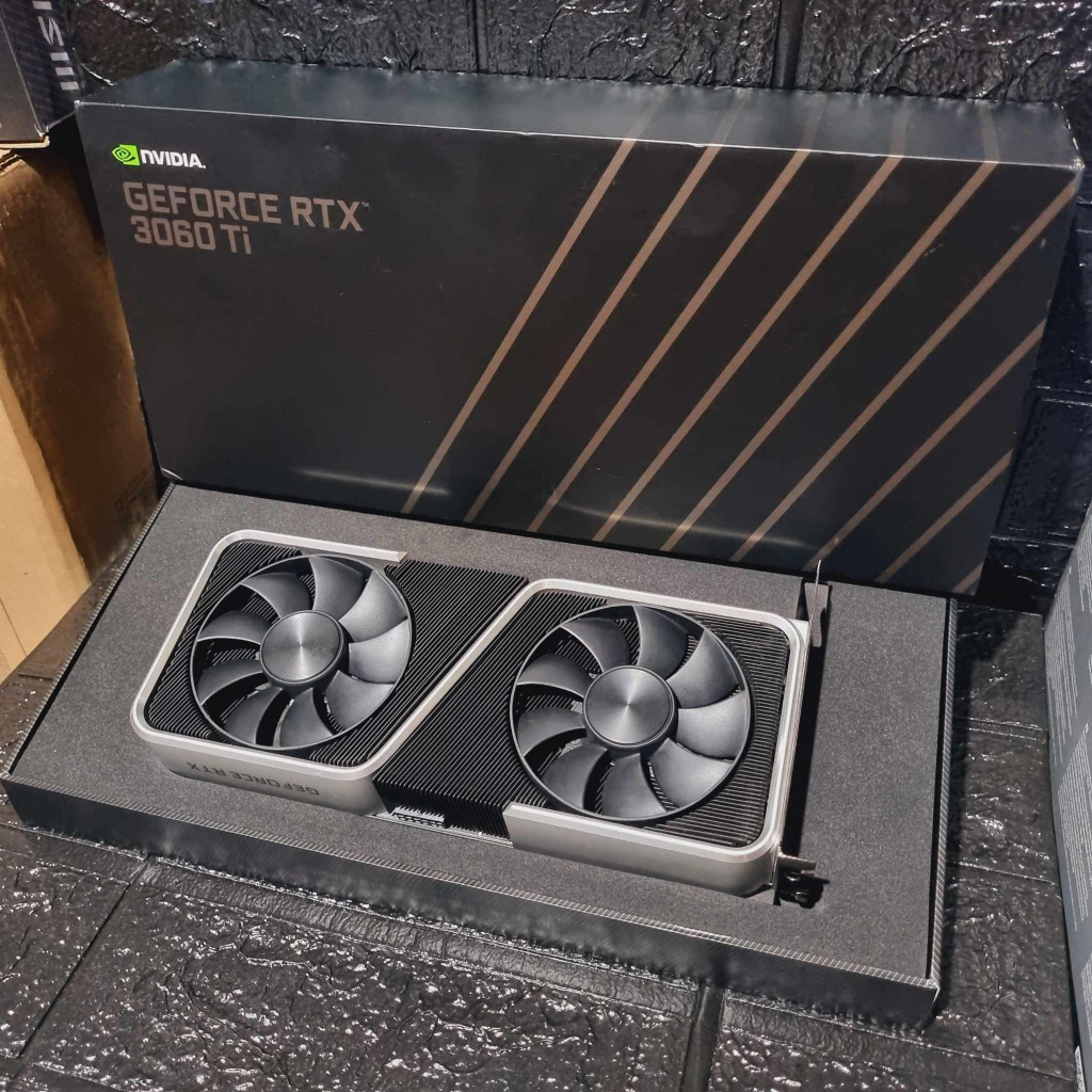 ((แรร์ไอเทม)) VGA (การ์ดแสดงผล) NVIDIA GeForce RTX 3060 Ti Founders ...