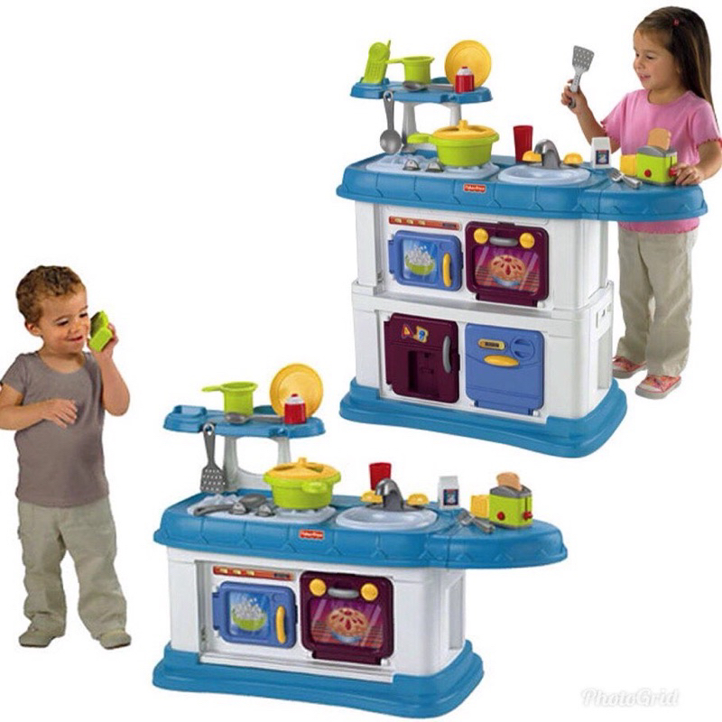 ชุดครัวปรับแบบได้ 2 แบบ FisherPrice GrowWithMe Kitchen Shopee Thailand