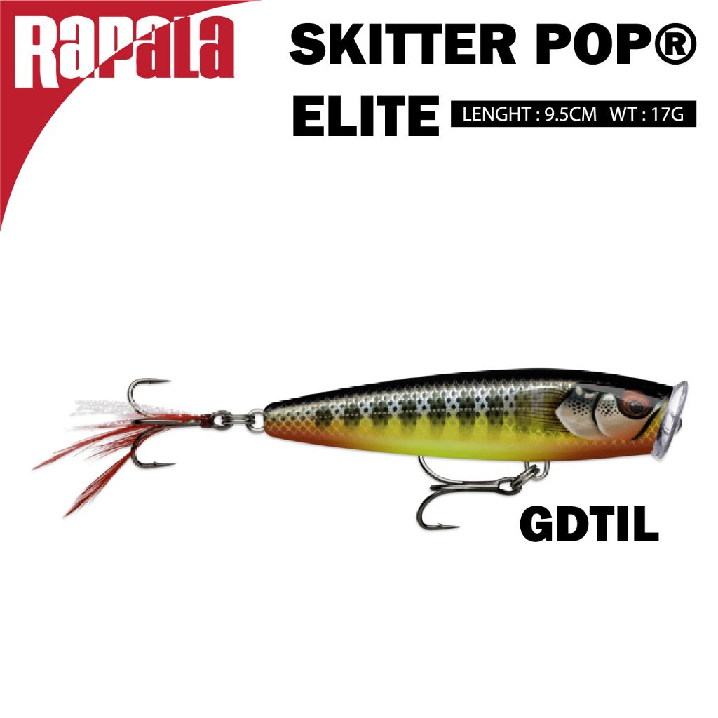 Isca Artificial Rapala Skitter Pop Elite 95 SPE95 - Rapala - MGPesca. - A melhor loja