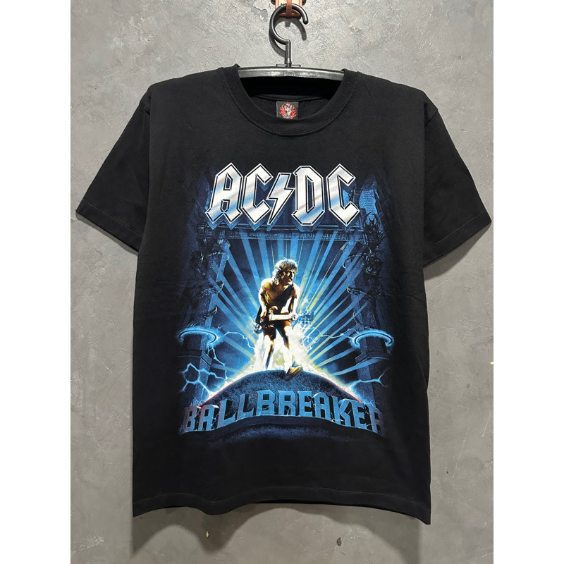 AC/DC スプラッター柄 Tシャツ AC/DC スプラッター柄 Tシャツ （半袖]アンデッドバタフライ