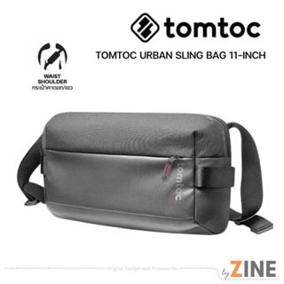 TOMTOC URBAN SLING BAG  กระเป๋าใส่อุปกรณ์เสริมสะพายข้าง 11-INCH - BLACK