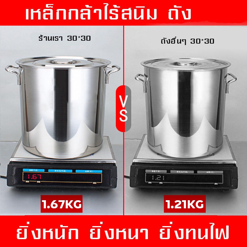 หม้อ-หม้อตุ๋นสแตนเลส-high-boiling-pot-หม้อต้มสแตนเลสหนาใหญ่-หม้อทรงสูง-หม้อน้ำซุป-หม้อต้มอาหาร-ขนาดสูง-หม้อสแตนเลสทรงสูง