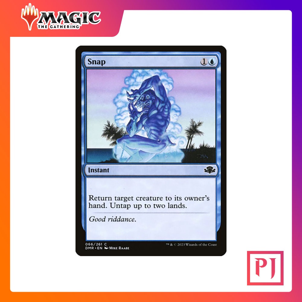 [MTG] Snap [DMR] [BLUE] [NORMAL] [ENG] (การ์ดเมจิค / Magic the