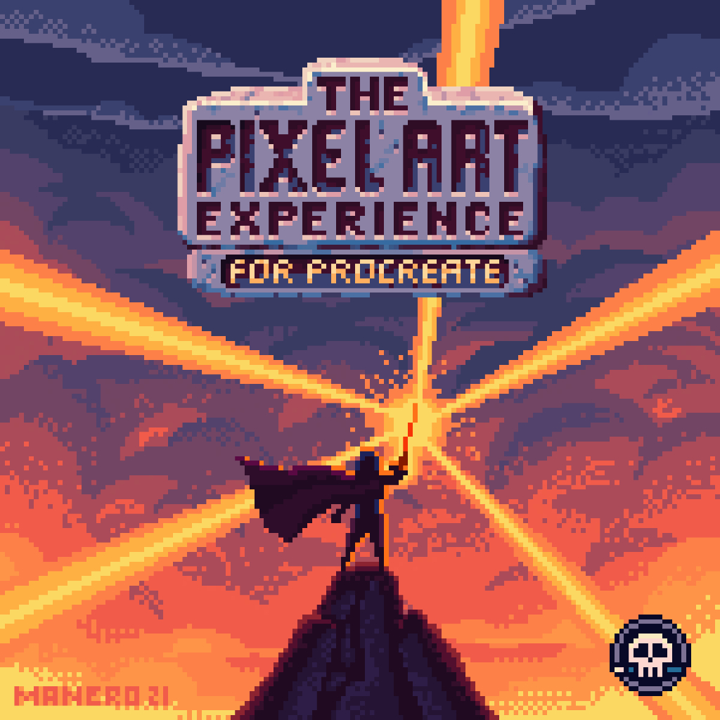 (procreate) The Pixel Art Experience brushset 86 EPIC pixel brushes