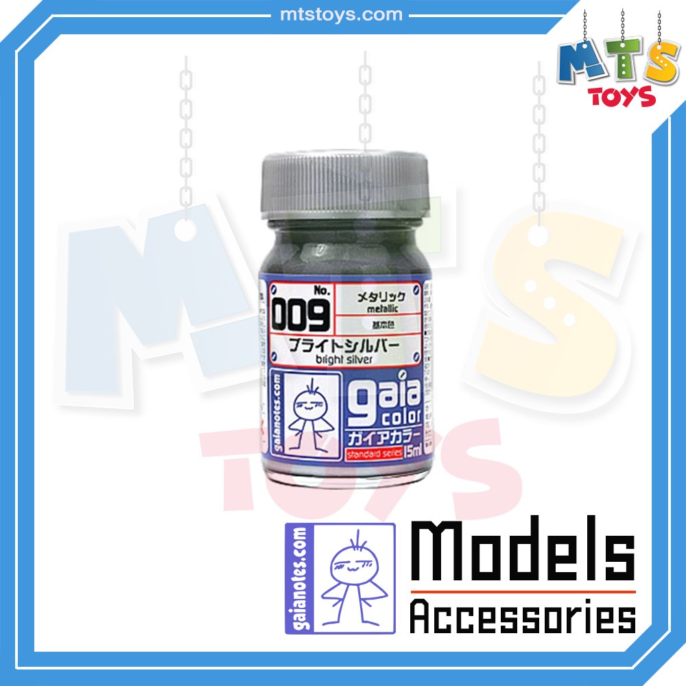 **MTS Toys**Gaianotes : Gaia Color Metalic No. 009 Bright Silver 15 ml ...