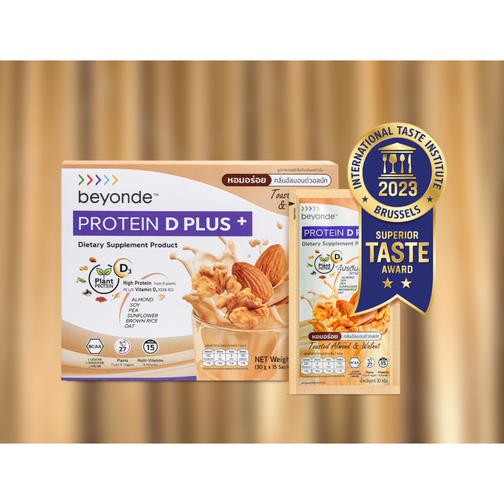 ราคาพิเศษ บียอนด์ โปรตีน ดี พลัส Beyonde Protein D Plus+ โปรตีนจากพืช 6 ...