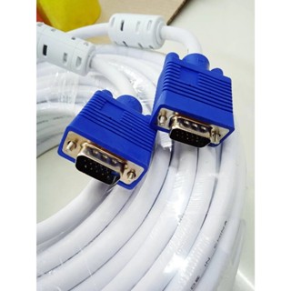 สายต่อจอ VGA Monitor สายต่อจอคอมพิวเตอร์ VGA Male To Male 15 pin สายเส็นใหญ่ ยาว30 เมตร