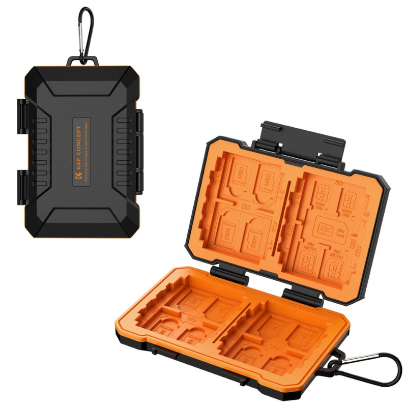 K&F 29slot memory card case waterproof and shockproof carrying case