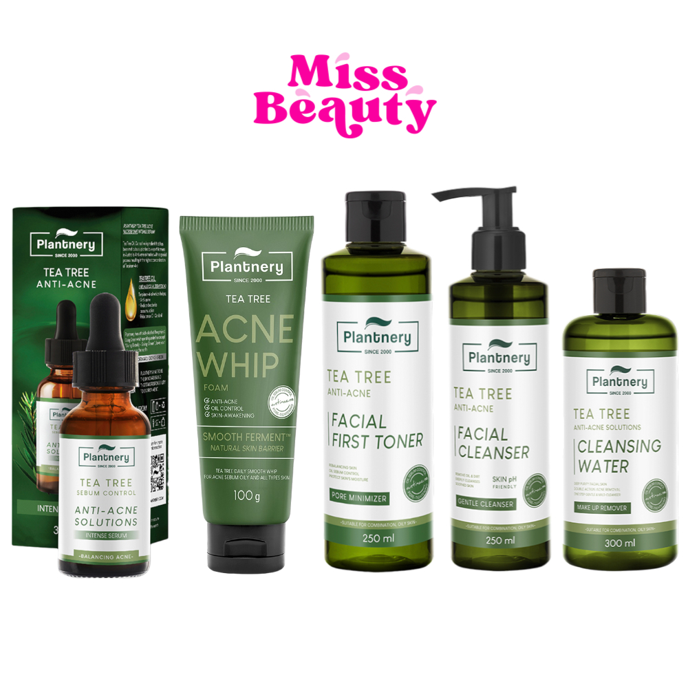 (เขียว) แพลนท์นอรี่ ทีทรี Plantnery tea tree Set First Toner/Serum ...