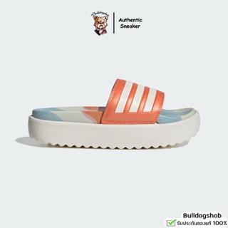 ❤️ทักแชทรับโค้ด❤️ Adidas รองเท้าแตะนิ่ม Adilette Platform Marimekko HP6730 - แท้/ป้ายไทย