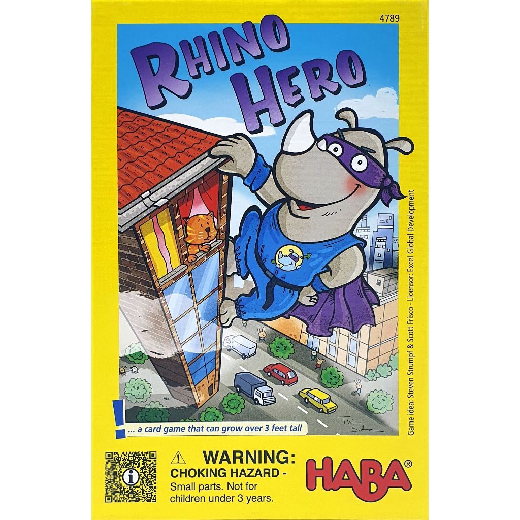 ของแท้-ไรโน่-ฮีโร่ปีนตึก-super-rhino-rhino-hero-board-game