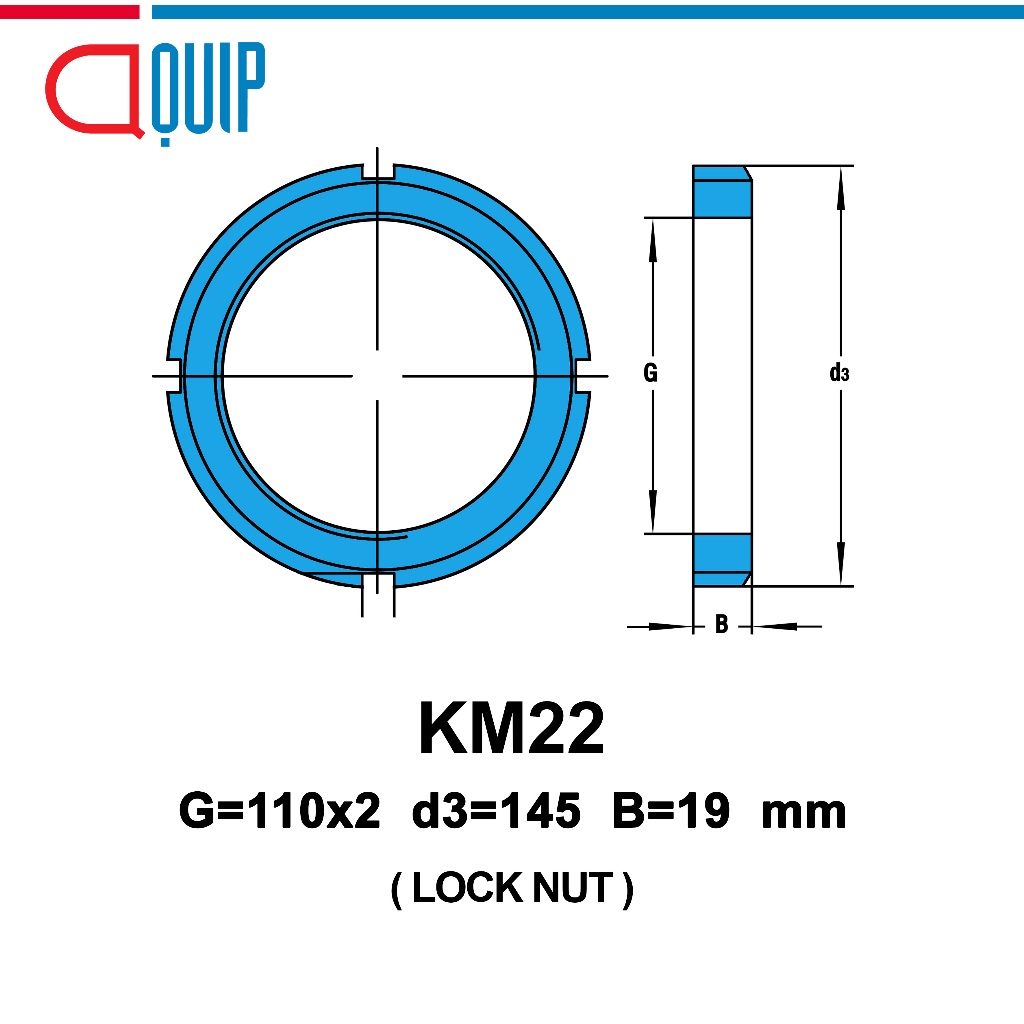 km22-ubc-แป้นเกลียวล๊อค-lock-nut-an22-locknut-km-22-ใช้สำหรับเกลียว-m110x2-มม