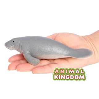 Animal Kingdom - โมเดลสัตว์ พะยูน-มานาที เทา ขนาด 16.00 CM (จากสงขลา)