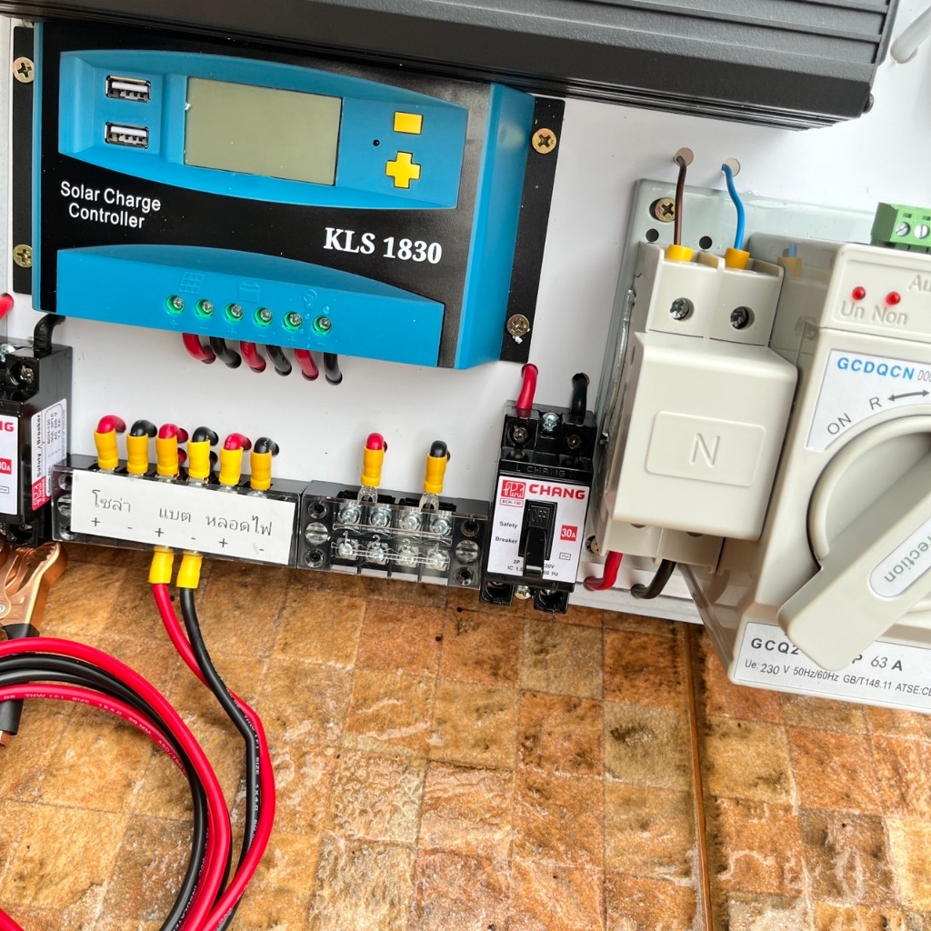 ATS Autom 3500VA/24V ATS Automatic transfer switch 2P 63A ชาร์จเจอร์ ...